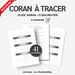 Le coran à tracer : Juzz Amma | 41 Sourates à retracer et mémoriser (An'nas - Al-Muzzammil)