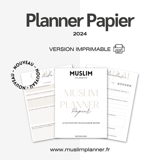 Muslim planner (Imprimable)