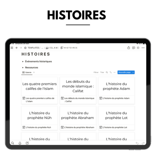 ISLAM PLANNER - Organise ton apprentissage de la religion